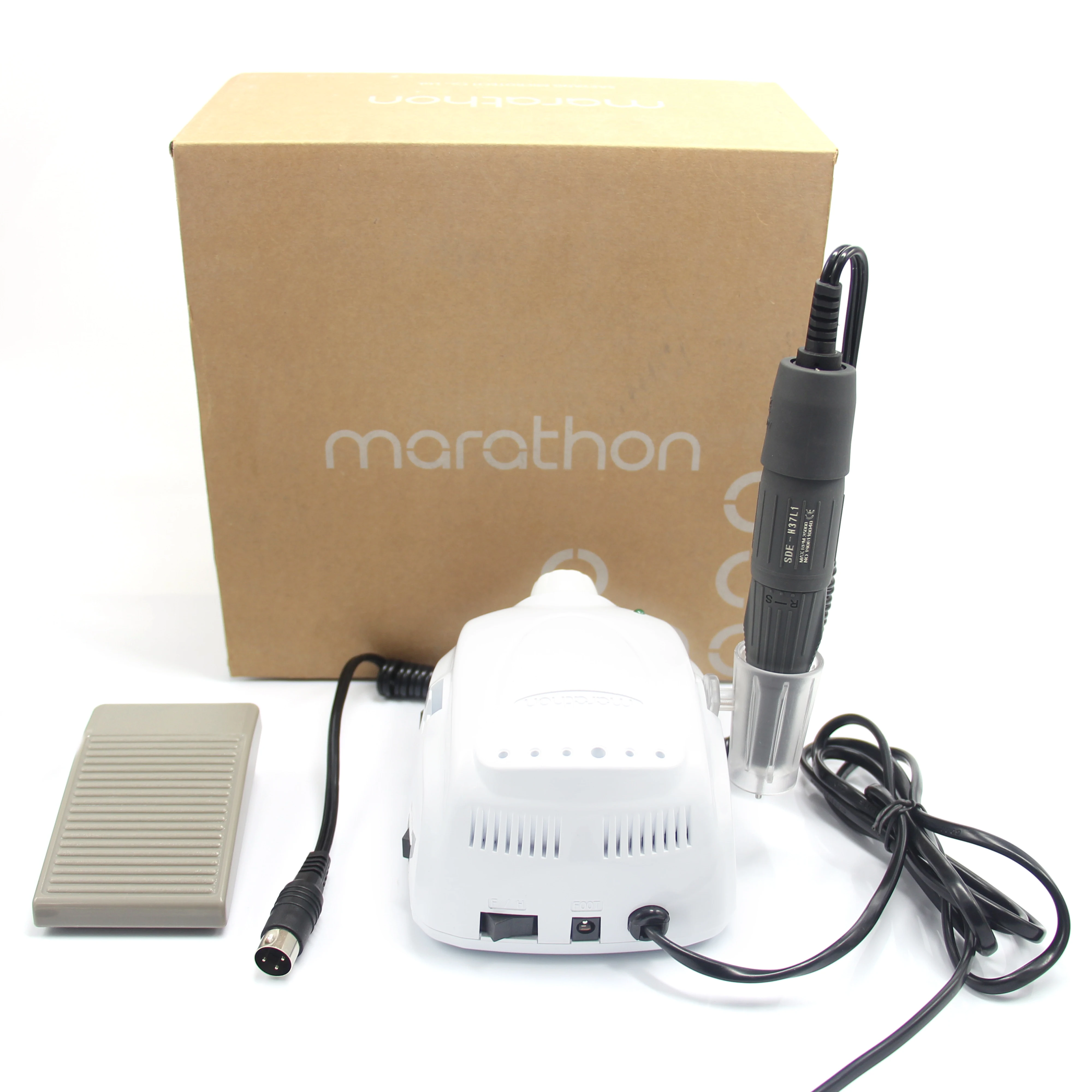 dzmarathon micromotor electric handpiece rechargeable led nail lamp champion-3 jewelry equipment 35000rpm nail drill machine