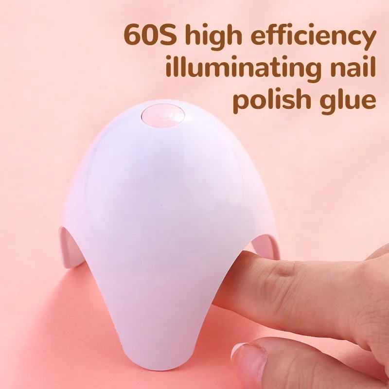 Portable UV Nail Lamp Dryer Gel Nail Polish Dryer UV LED Light Rechargeable Gel Lamp Nail Dryer