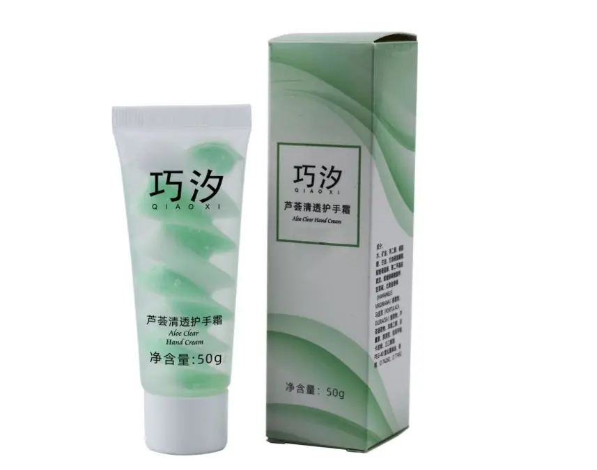 Spot Private Label Hand Cream Skin Care  Moisturizing Nourishing  Anti-Drying Aloe Clear Hand Cream