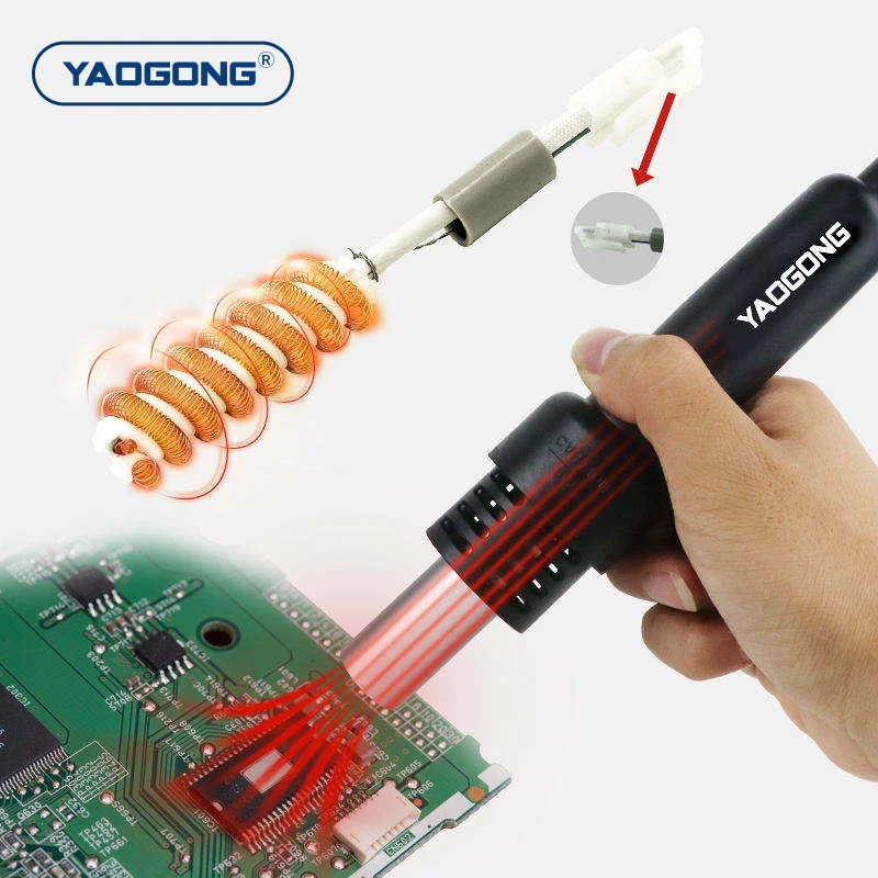 YAOGONG 852D Digital Temperature Smart Thermostat Phone Motherboard PCB IC Mobile Repair Tool Hot Air Heat Gun Soldering Station