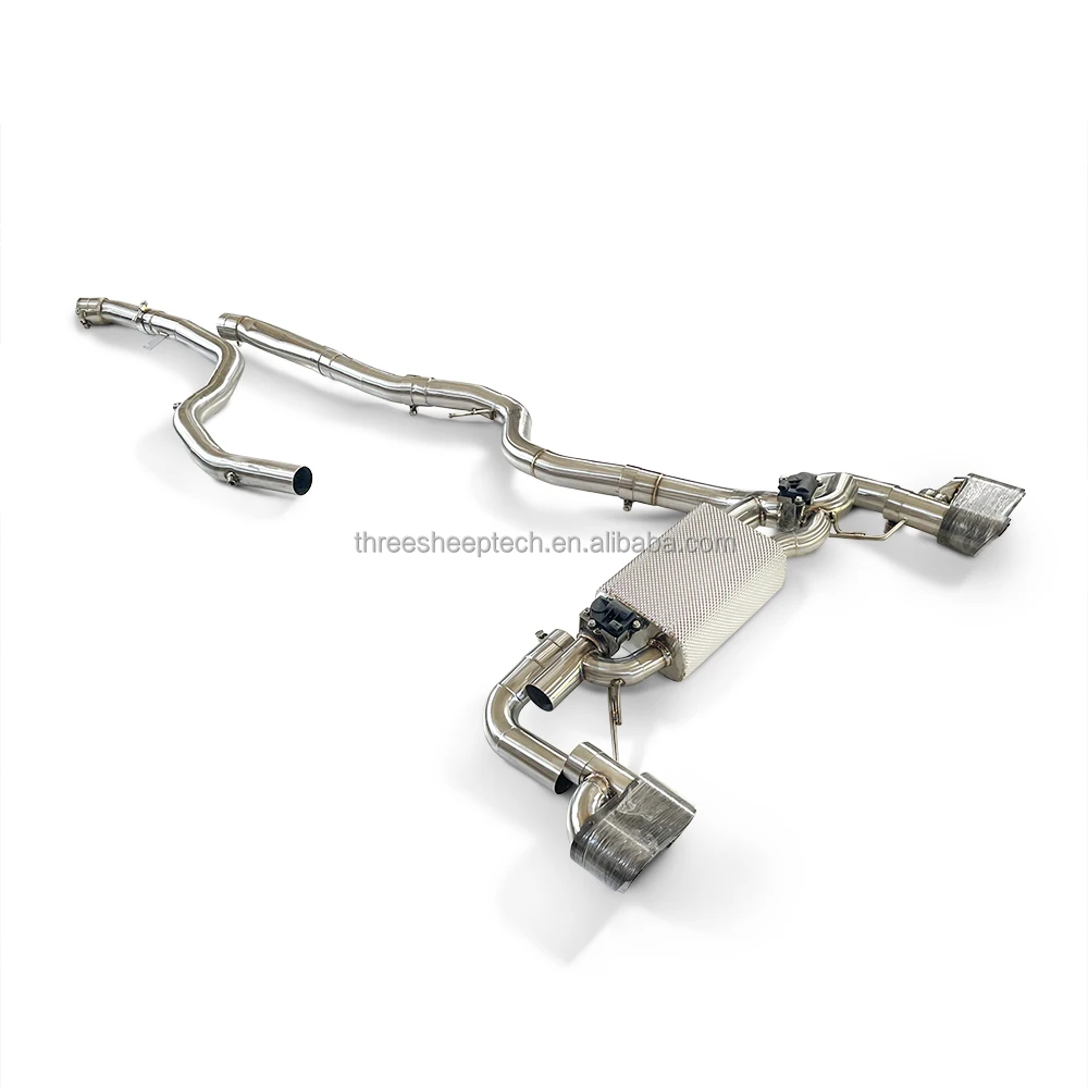 Auto Performance Parts Tuning Exhausted System For Bmw B58 325/330 G20/G28 B48 Catback Exhaust Muffler With Valves