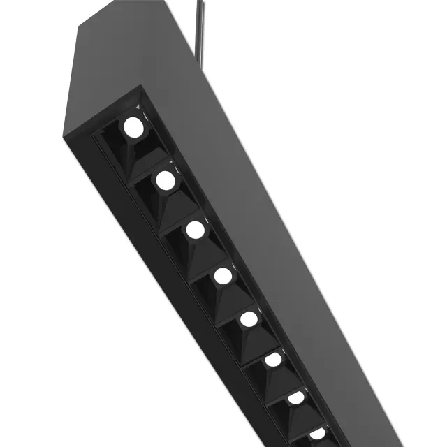 Commercial indoor suspended led linear pendant light