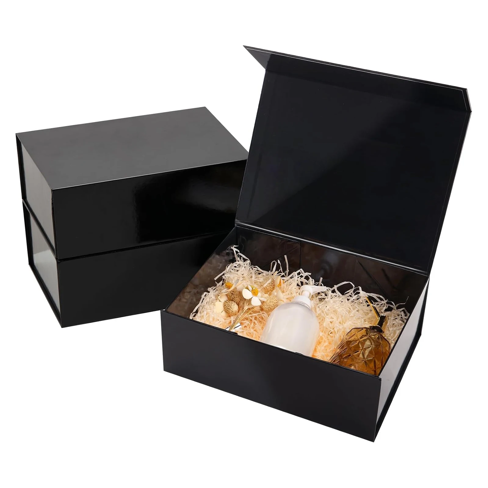 Custom Luxury Paper Cardboard Gift Boxes With Magnetic Lid Foldable Packaging Magnetic Gift Folding Box