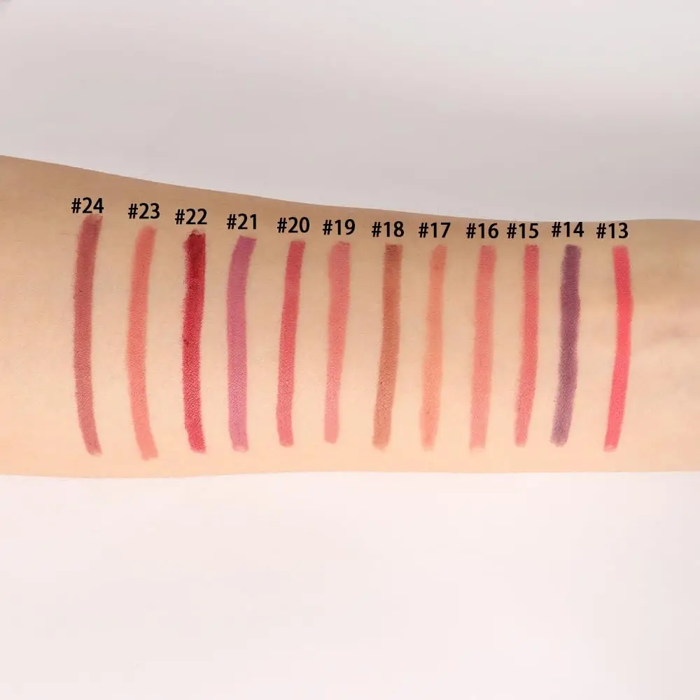 Cosmetics Retractable Lip Liner Medium brown Lip Pencil