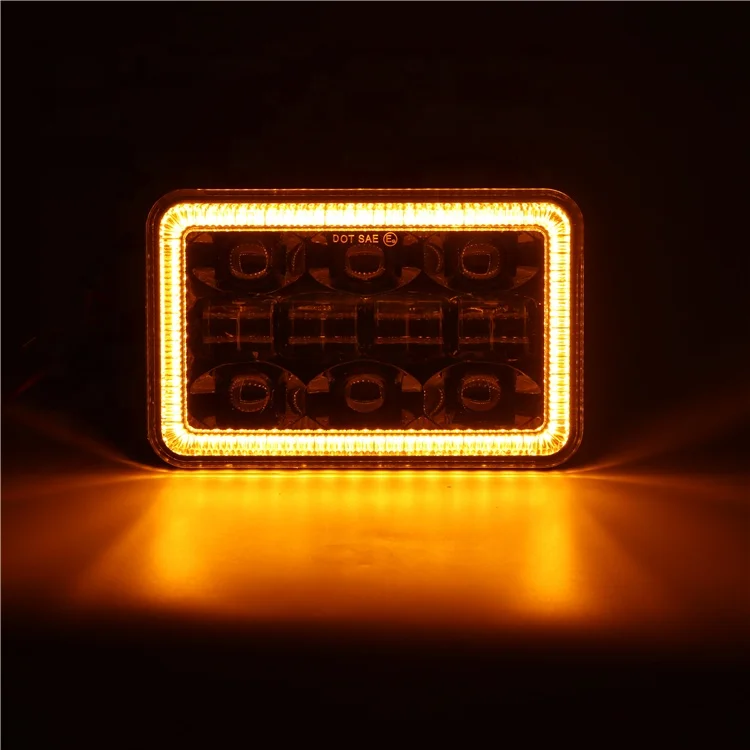 Best Selling 54w 12v 24v Led Car Headlights Bulb 4x6 Led Head lamp For Peterbilt Kenworth For Freightliner