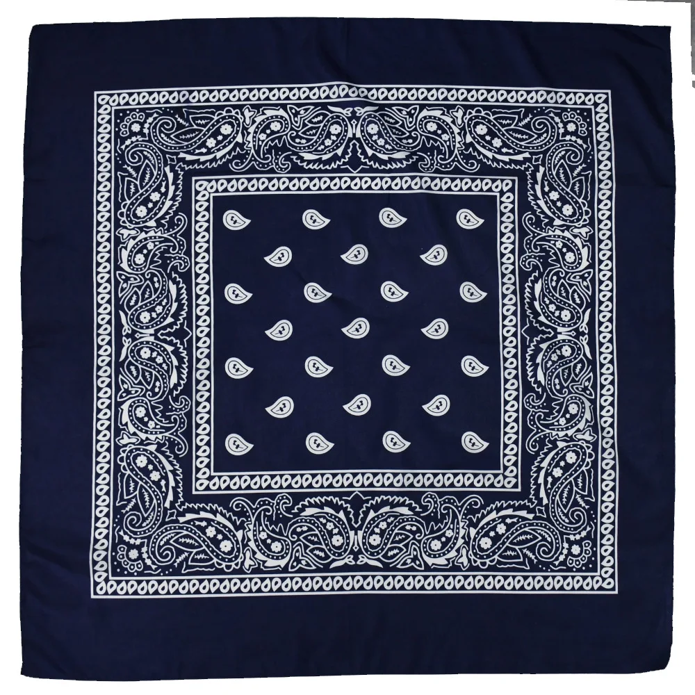 Extra large bandanas for men 90*90cm Polyester Paisley big size Oversize Bandana Custom Logo Printed Headwear
