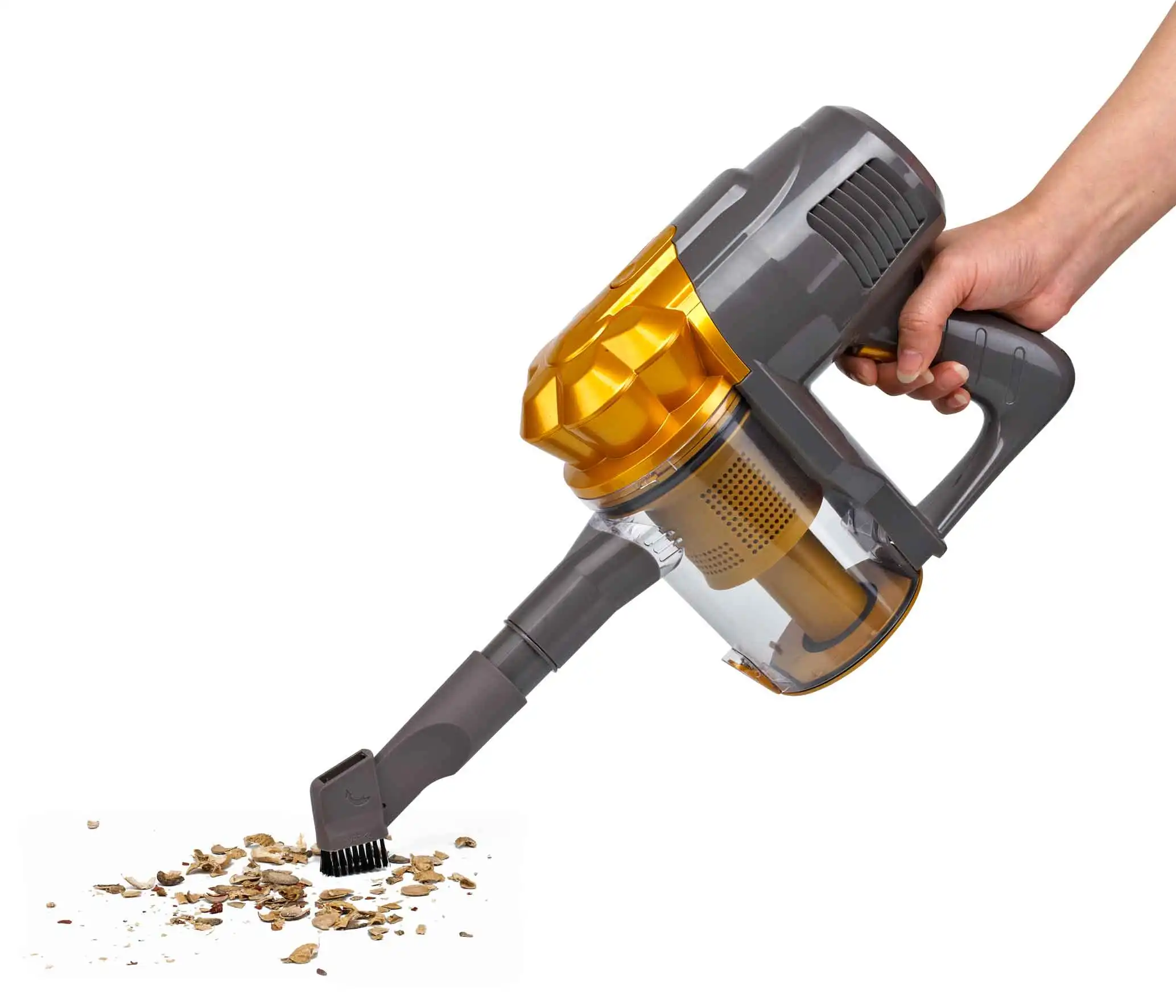 Lightweight Electric Brooms, 20Kpa Powerful Suction 4-in-1 Portable 600W Bagless Mini Hand Vac for Home Pet Hair Hard Wood Floor