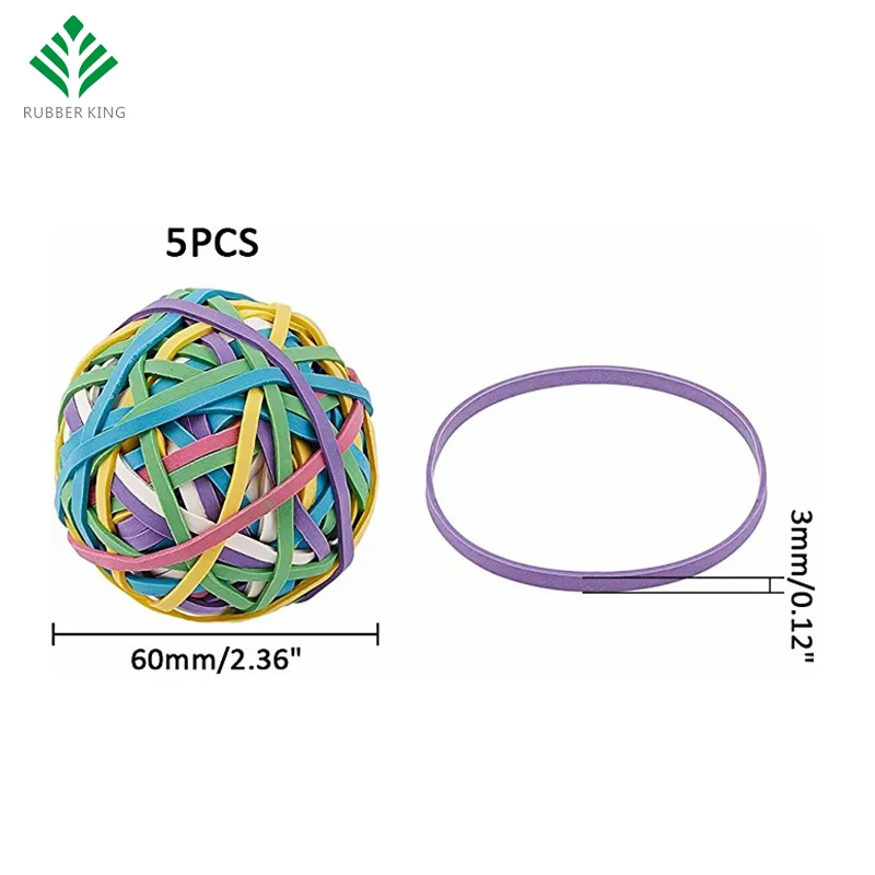Красивые практичные цветные эластичные резинки с шариком, размер под заказ