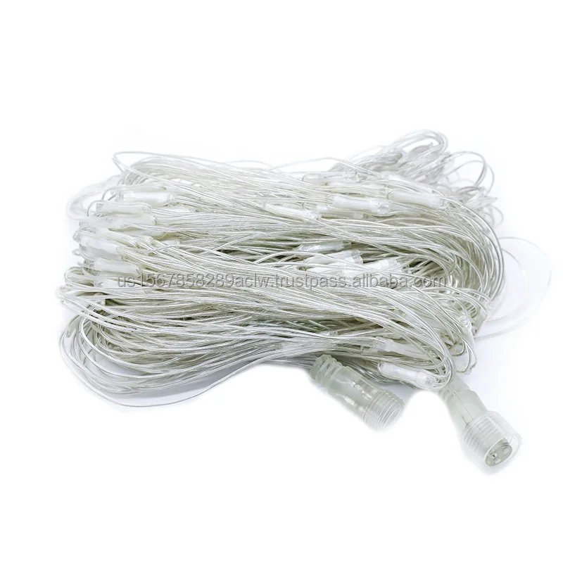 LED Outdoor indoor Net Light Garland Window Curtain Christmas Fairy Decorative Light Wedding Party courtyard Mesh String Light