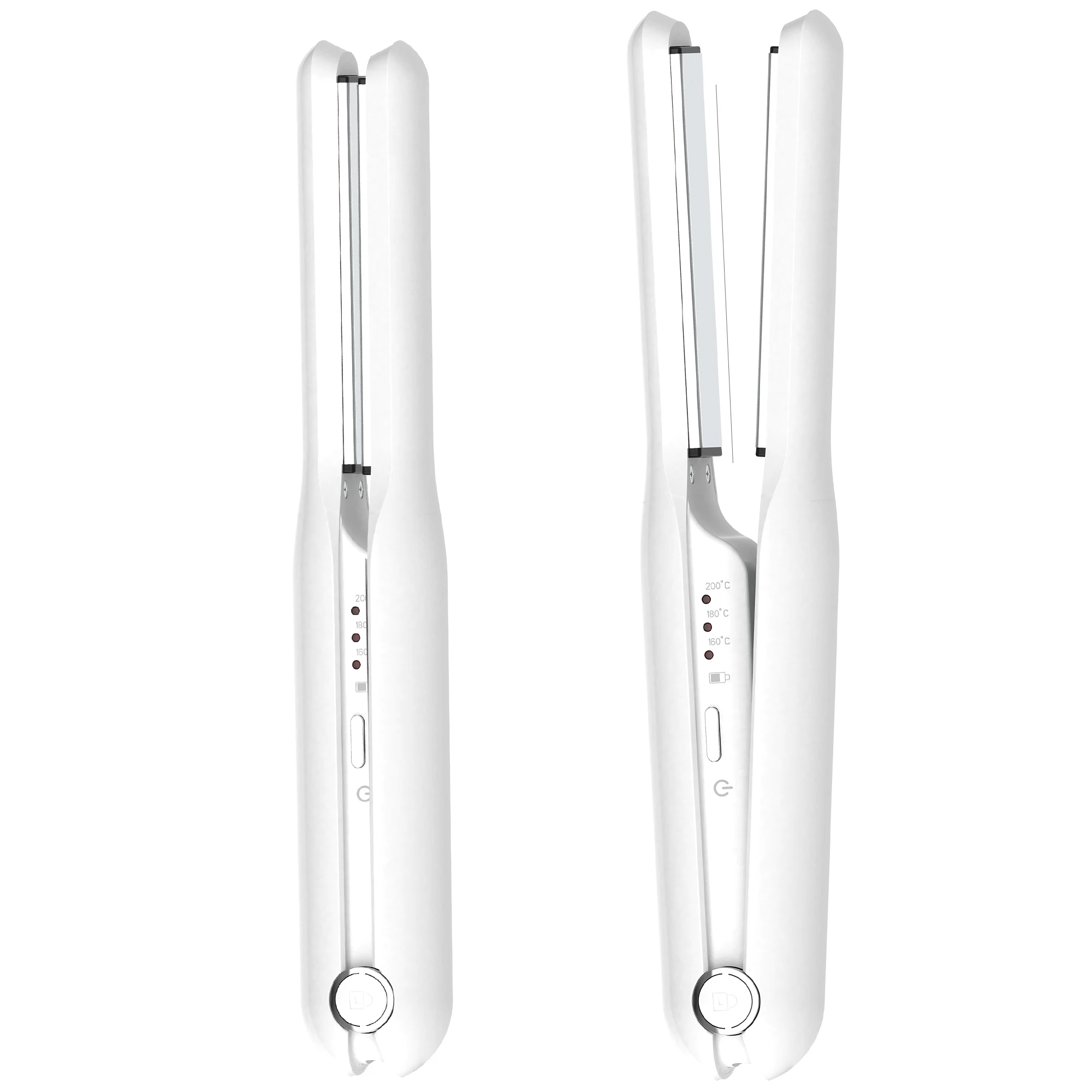 Mini Hair Straightener Wireless Flat Iron Fast Heating 2 In 1 Hair Curler Straightening Tools