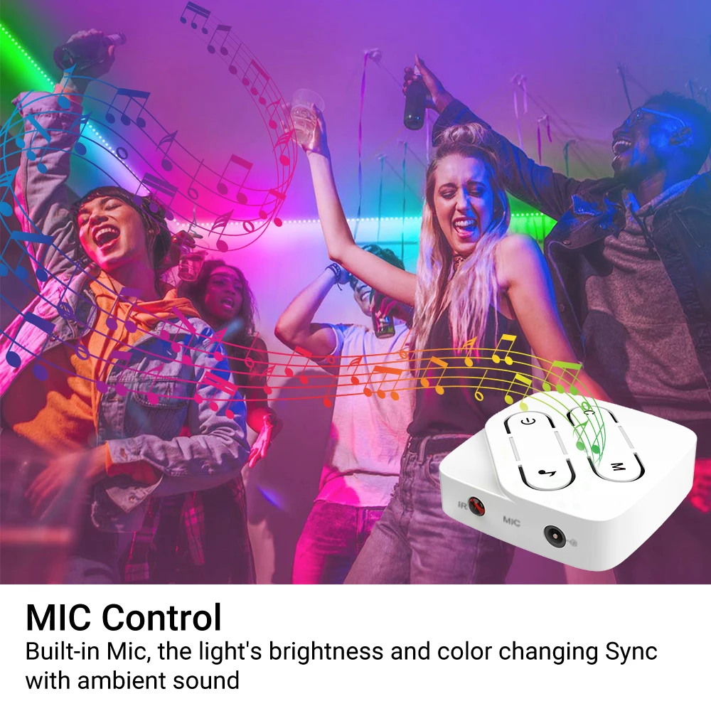 Factory Selling RGB LED Strip Light Flexible Remote Control Wifi Intelligent Multi-Color 5M 10M 5050 Tuya APP Music Light Strip