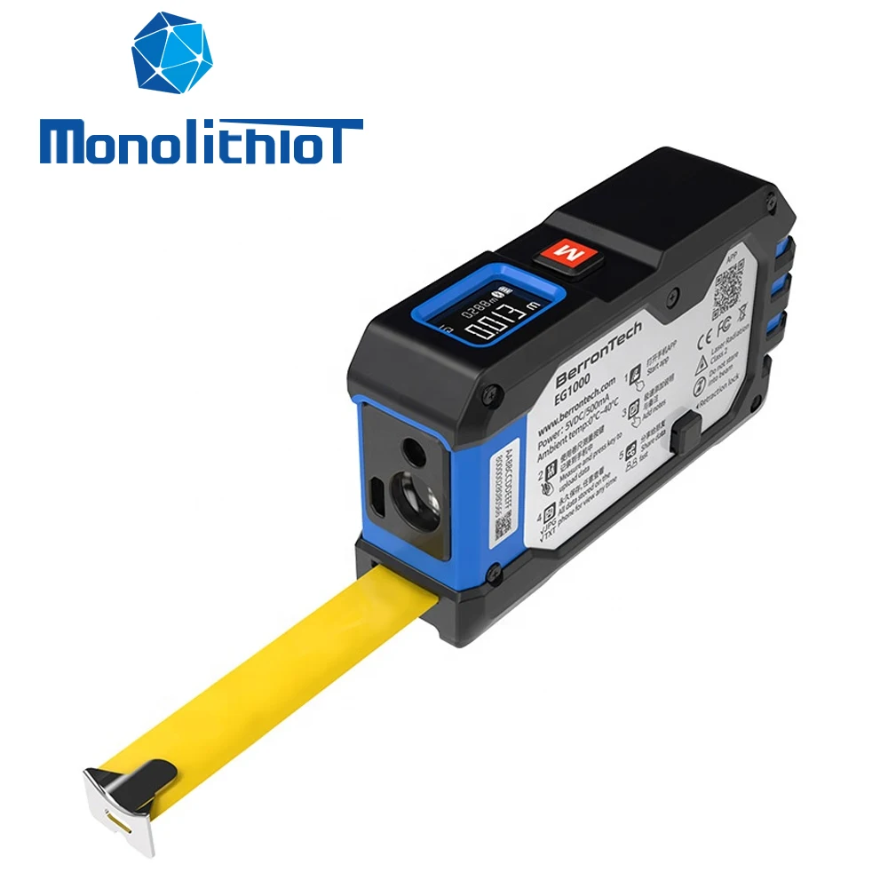 Монолитит EG1000 прочный водонепроницаемый портативный ЖК-дисплей 40 м/131фт расстояние цифровая лазерная лента