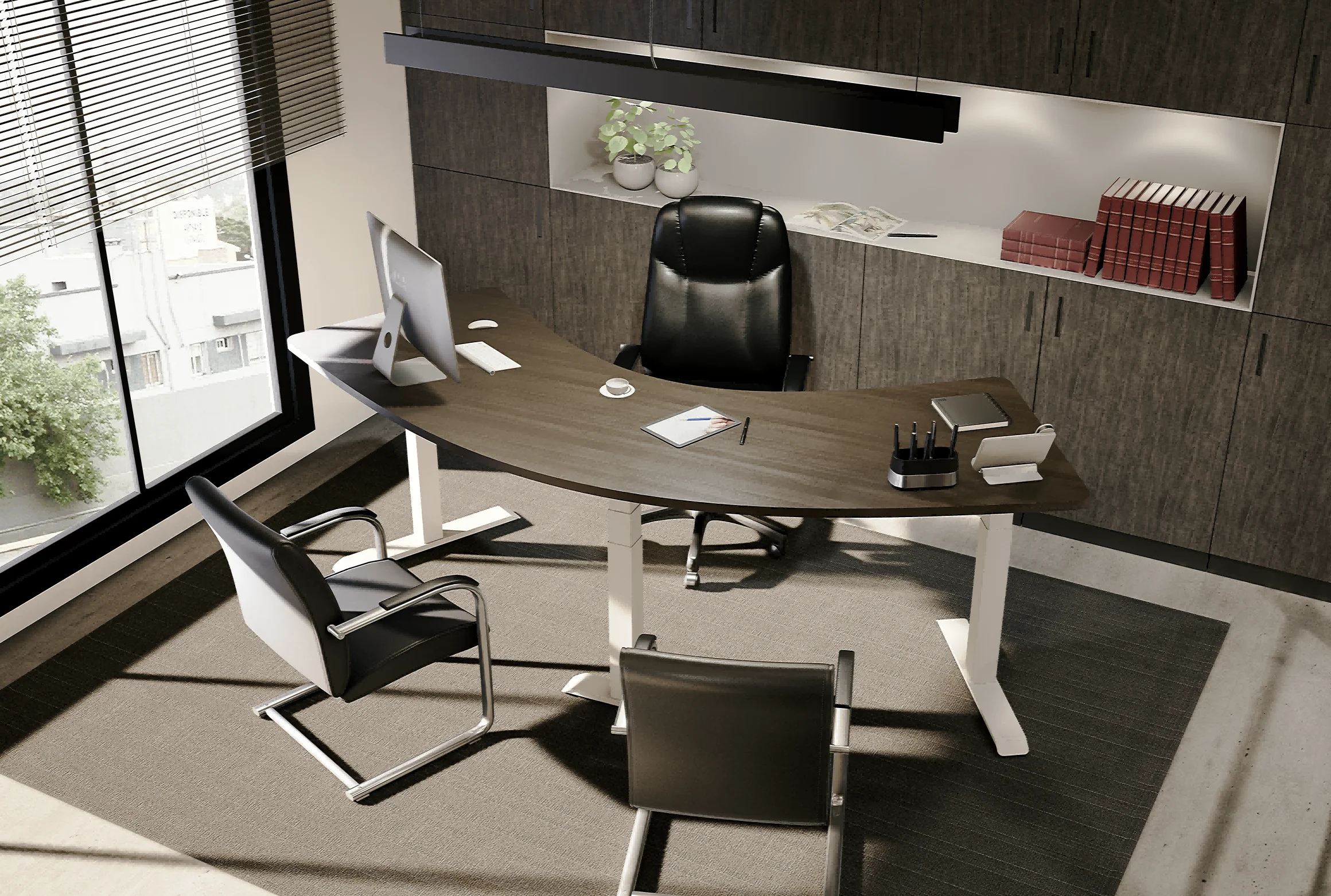 Modern Manager Executive Office Home Cheap Table White For Teen Wooden Corner Adjustable Computer Desk