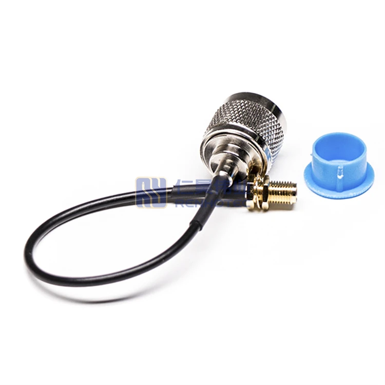 SMA Male Connector for LMR 200 Coaxial Cable N Male N-type 18G RF Bulkhead Jack Flexible Cable