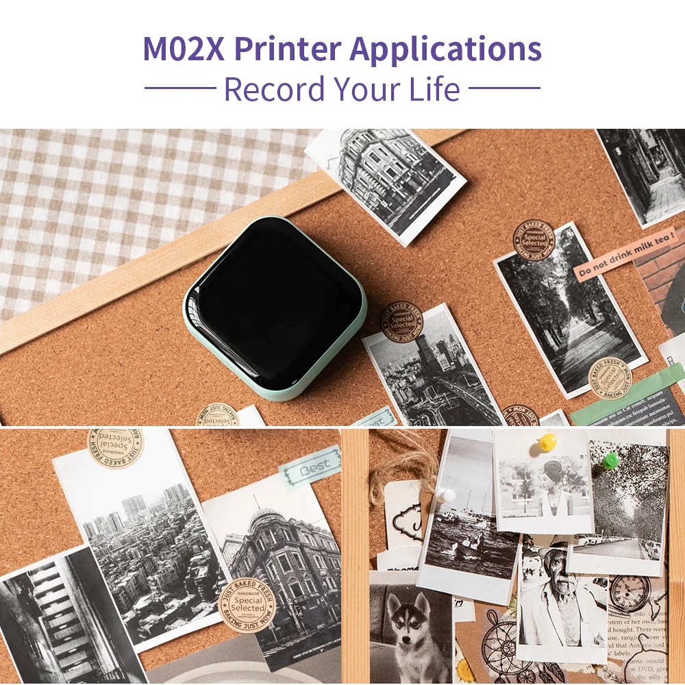 Phomemo M02X Yinxiansen Photo Thermal Label Printer Mini Portable Photo Error Printer