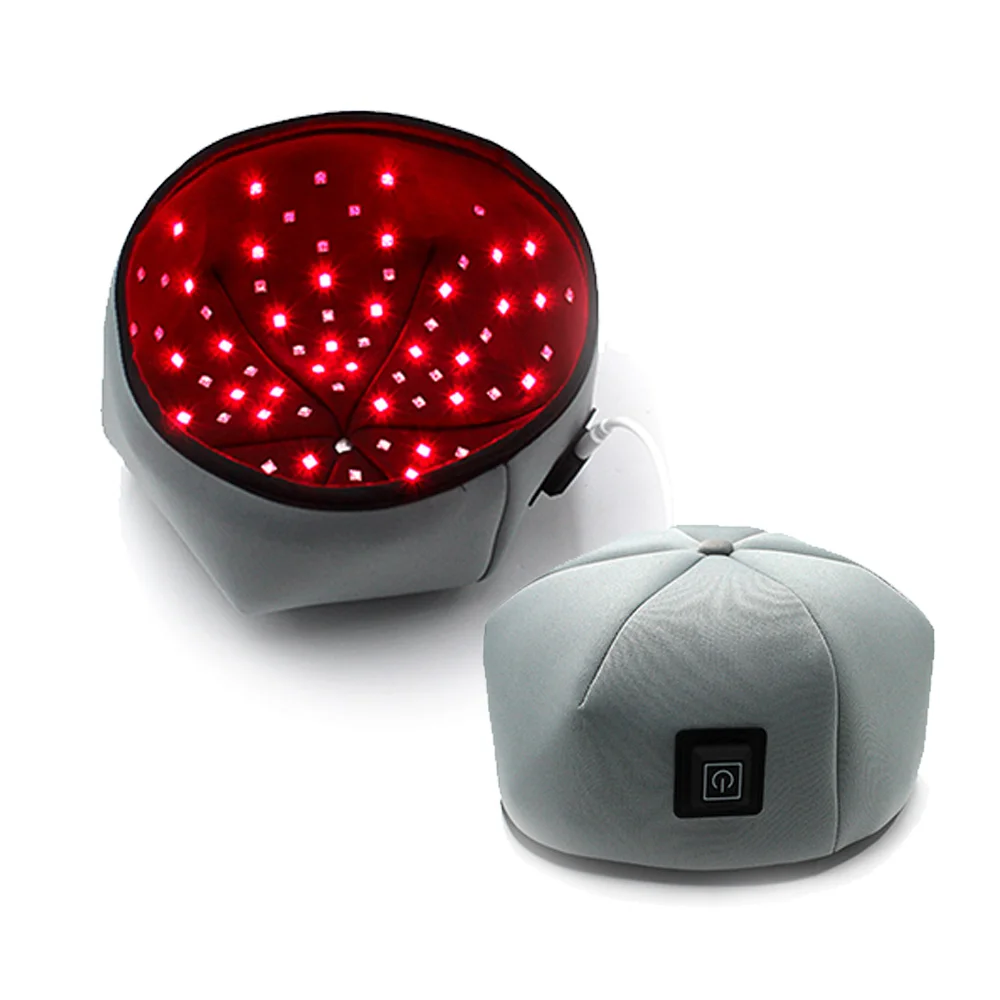 Chprety Home Use Helmet Full Scalp LED Treatment 650nm 830nm Red Hat Red Light Therapy Cap For Hair Loss Laser Cap Hair Growth