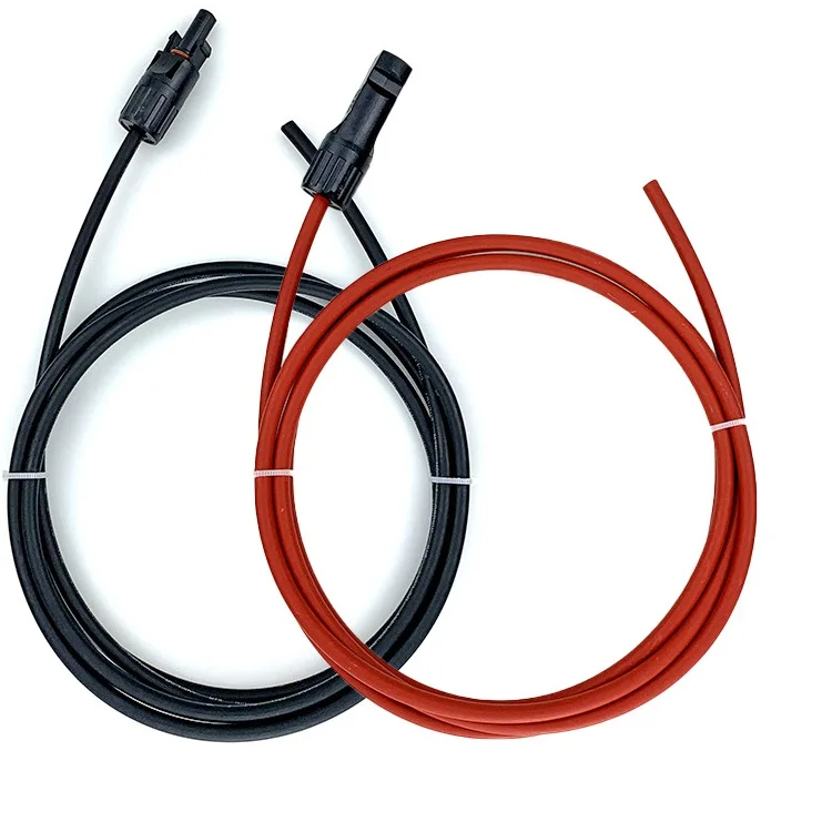 TUV сертифицированный луженый медный сердечник 6 мм Солнечный Кабель постоянного тока 10awg/16.5ft Провод Солнечной энергии для энергосистемы