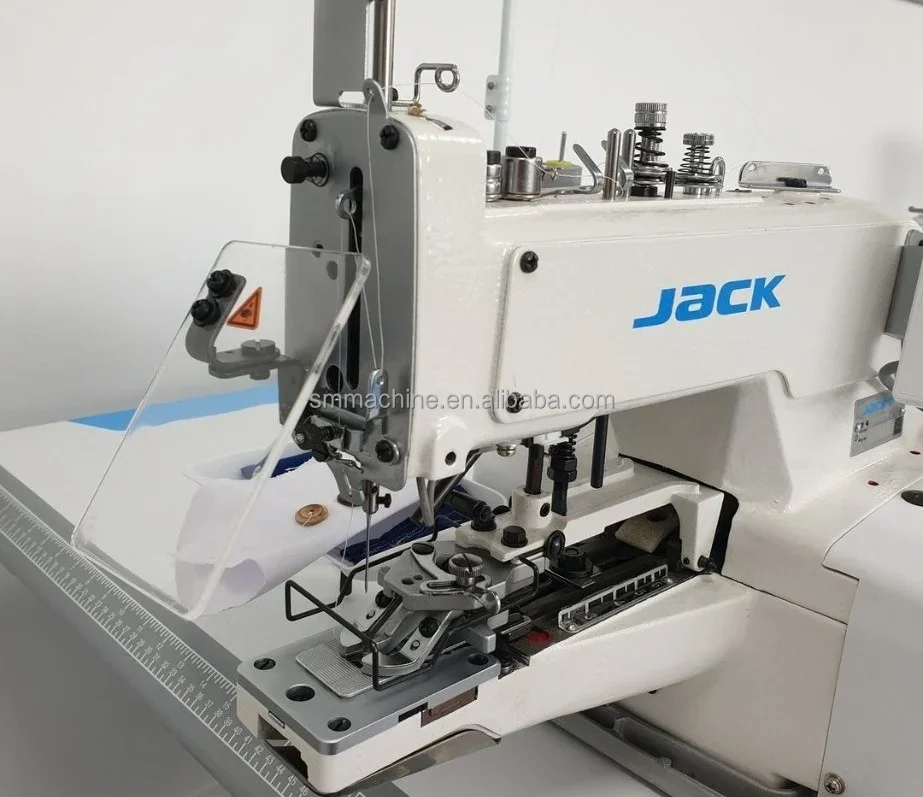 Brand New Jack 1377E Mechanical Chainstitch Buttonhole Machine T-shirts Button Hole Industrial Sewing
