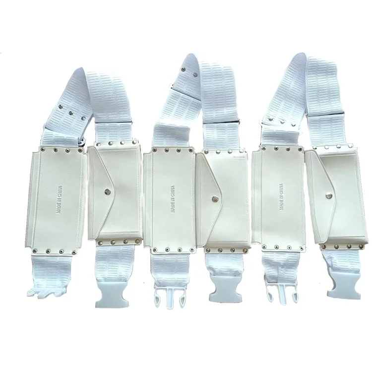 Factory stock plastic buckle double pocket adjustable anti-theft ihram hajj belt for hajj umrah Muslim pilgrimage