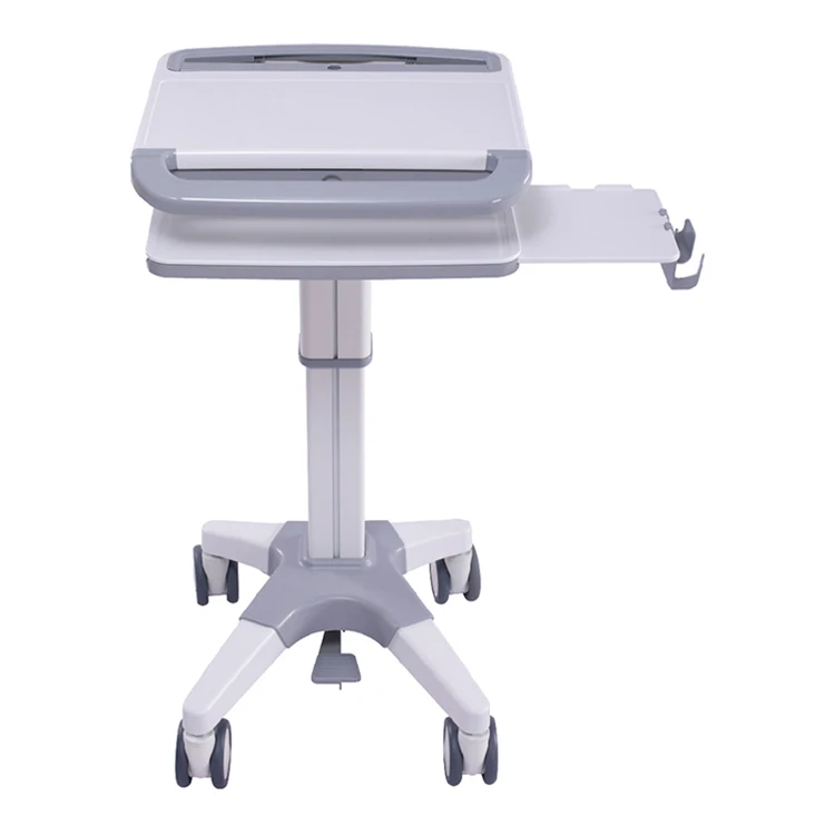 Flexible Rolling Computer Cart Compact Mobile Computer Cart Durable Computer Cart On Wheels For Healthcare Applications