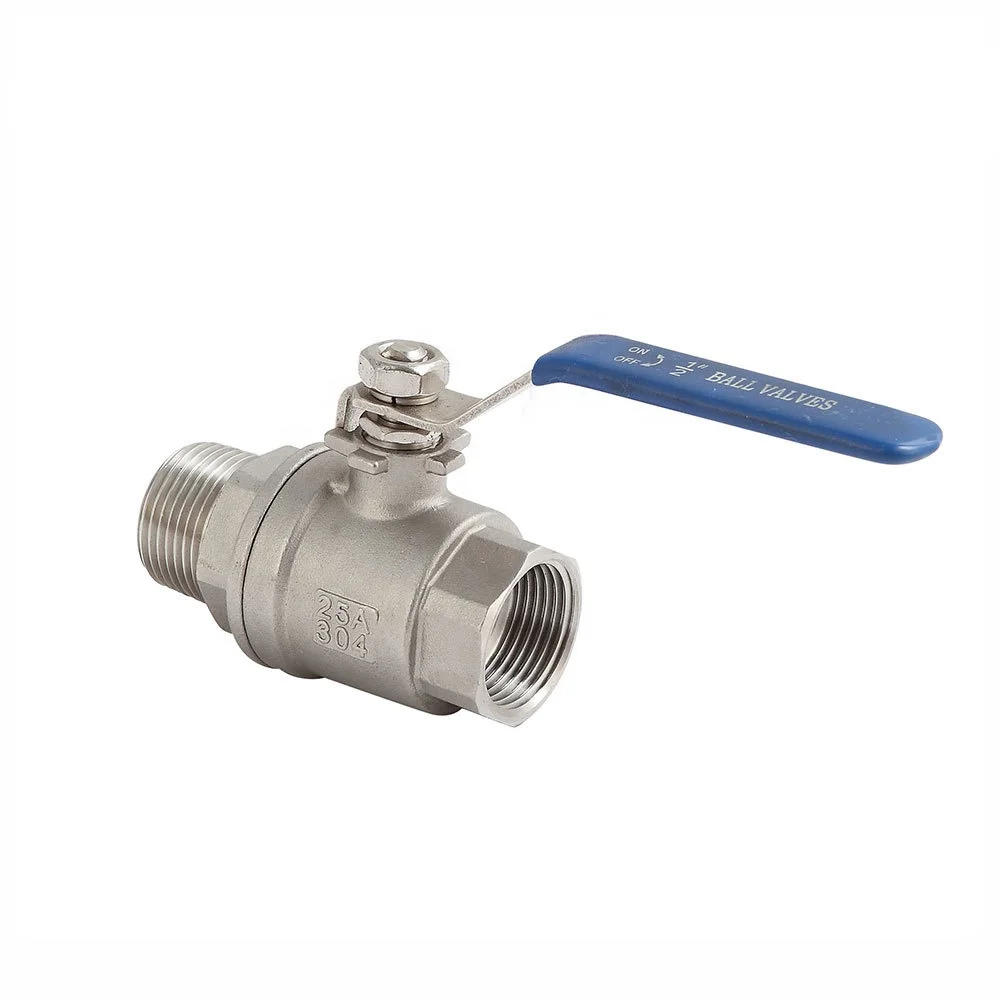 LIRLEE Durable BSPT NPT Female Thread Water Control Nickel Plated Forged Steel Ball Valve DN15