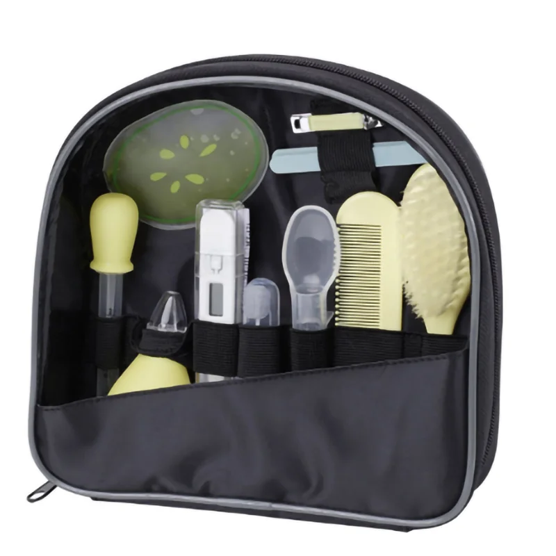 Nail Trimmer Set with Bag for Baby Nail Clippers Nursery Care Kit Baby Comb, Brush, Nail Clippers