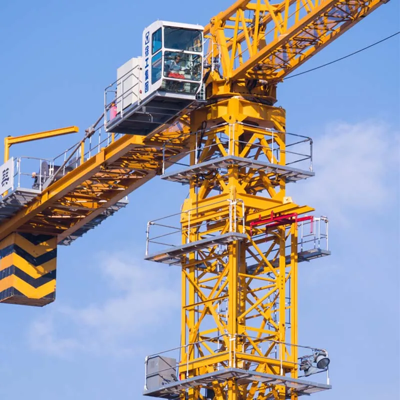 Hot Selling Lifting Equipment 10ton Flat Top Tower Crane Sft160 In Indonesia