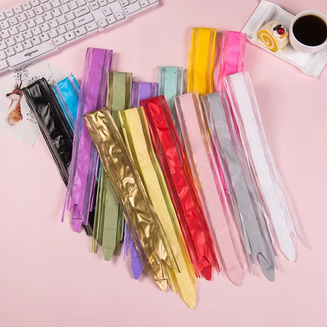 PP flower gift wrapping organza pull bow gift ribbon Christmas birthday decoration pull ribbon bows