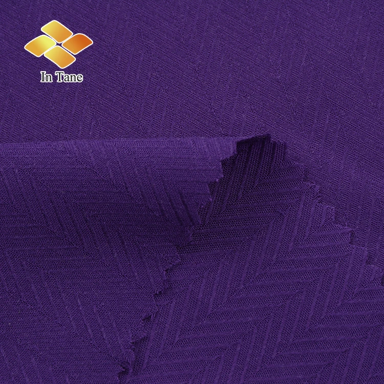 Viscose Rayon Herringbone Woven Fabric 100% Rayon Jacquard Brocade Fabric