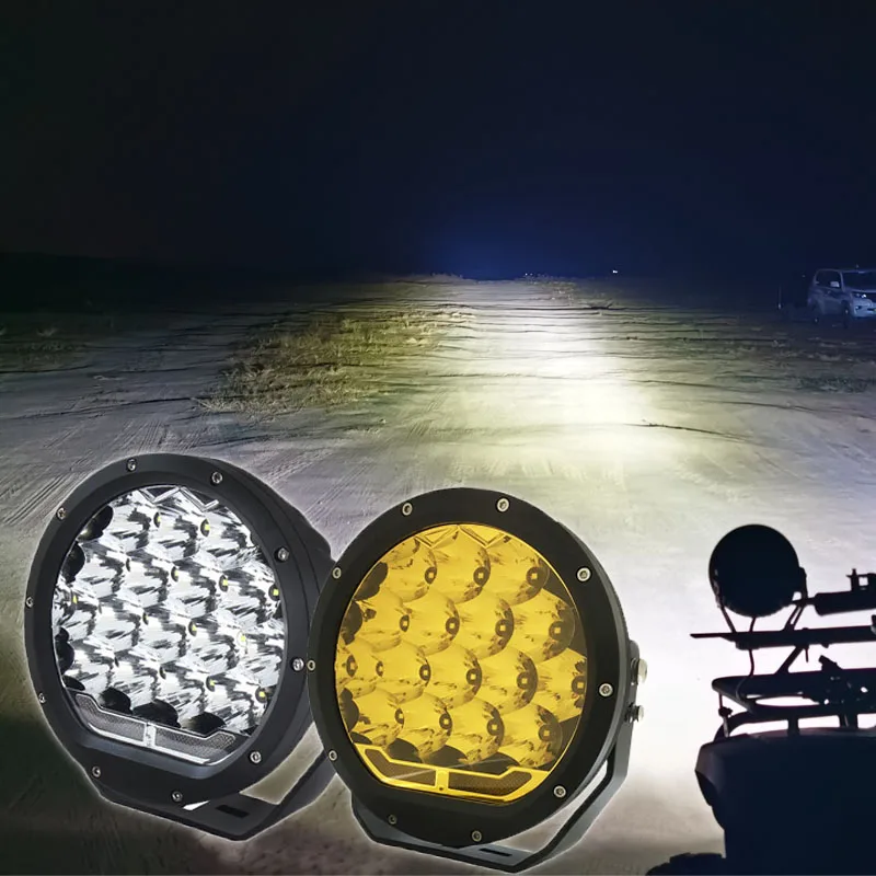 2020 auto lighting led off road lights 7 Inch 12V 160W car Driving light with DRL