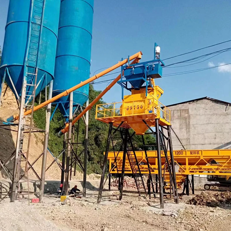 China Explosive New Products HZS35 Concrete Mixing Station With Top Selling