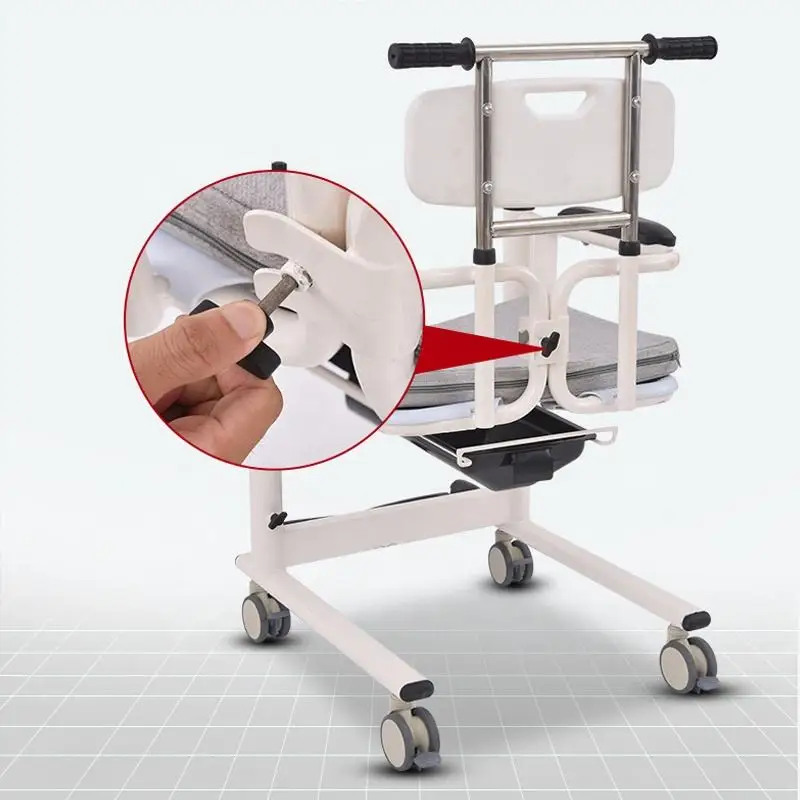 patient transfer wheelchair with toilet transfer toilet disabled shower wheelchair toilet chair bath handicap elderly patient