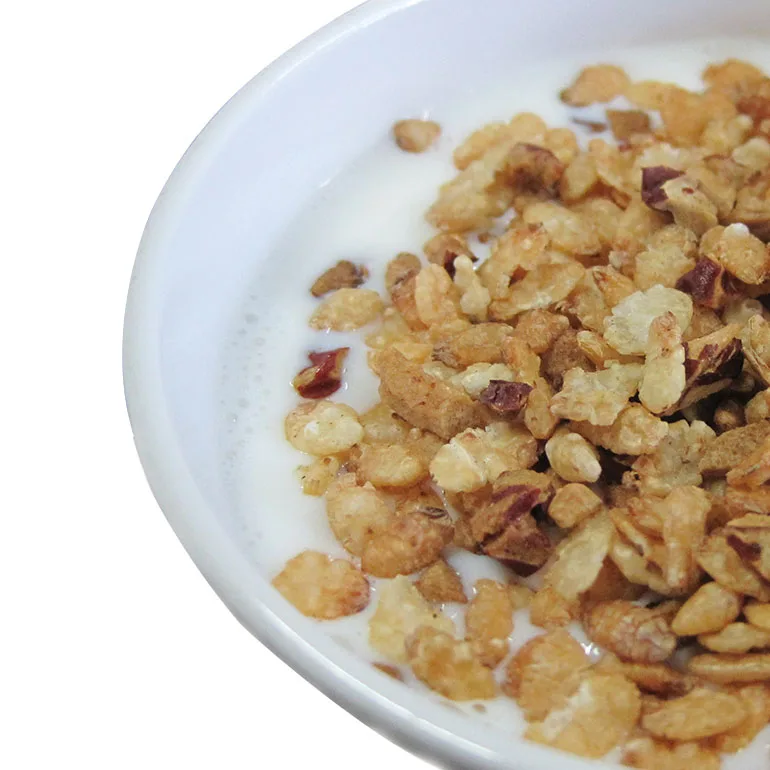 Wholesale High Quality Best Selling Selected Zero Additives Crispy Breakfast Meal Replacement Jujube Red Date Brown Rice Flake