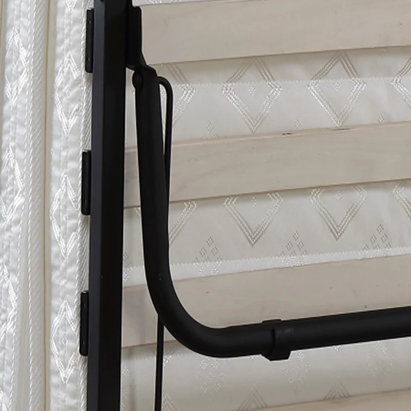 cheap folding beds wooden slat with mattress and trundle for home guest bed