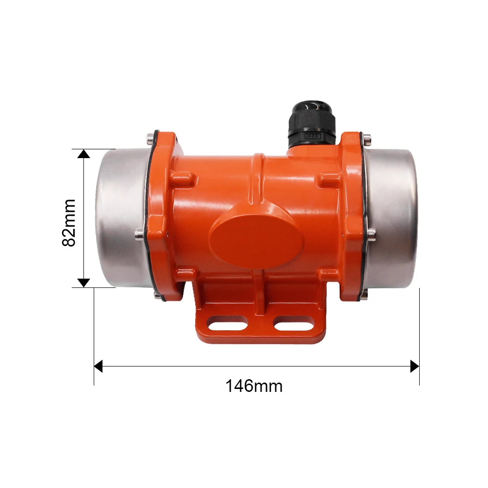 15W-120W 110V/220V/380V Single Phase Hopper Vibrator Motor Electric Vibrator Motor for Hopper Industrial Sieve