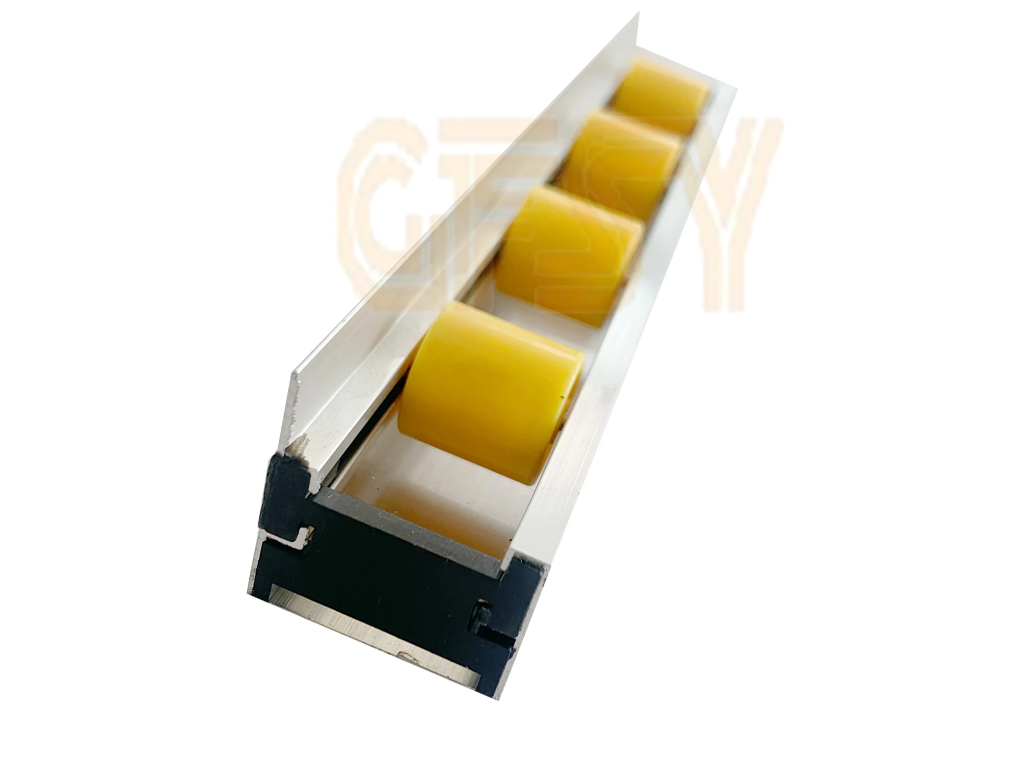 stainless steel frame type plastic roller skate wheel conveyor, roller track, wheel track for warehouse