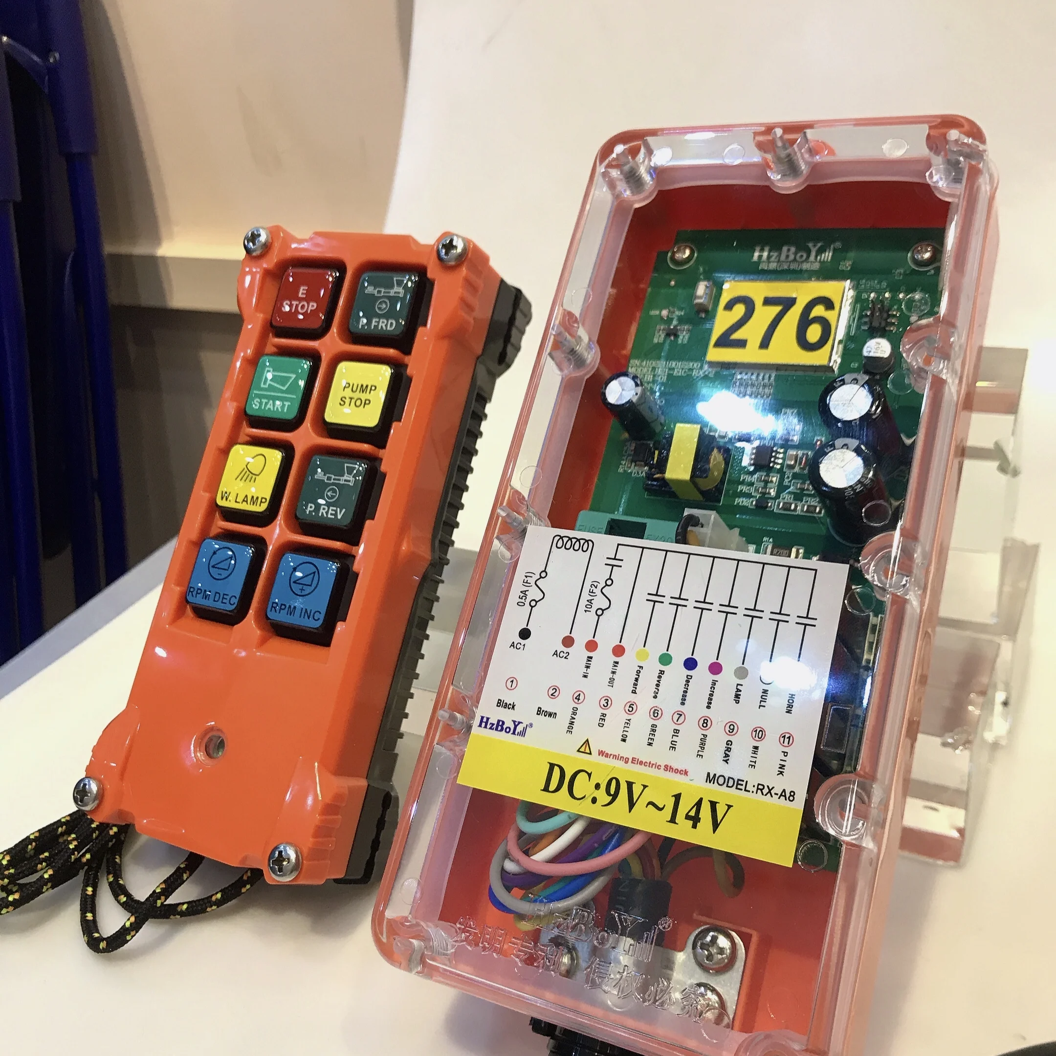 Manufacturer customization direct price wholesale industrial remote control for Concrete mixing pump