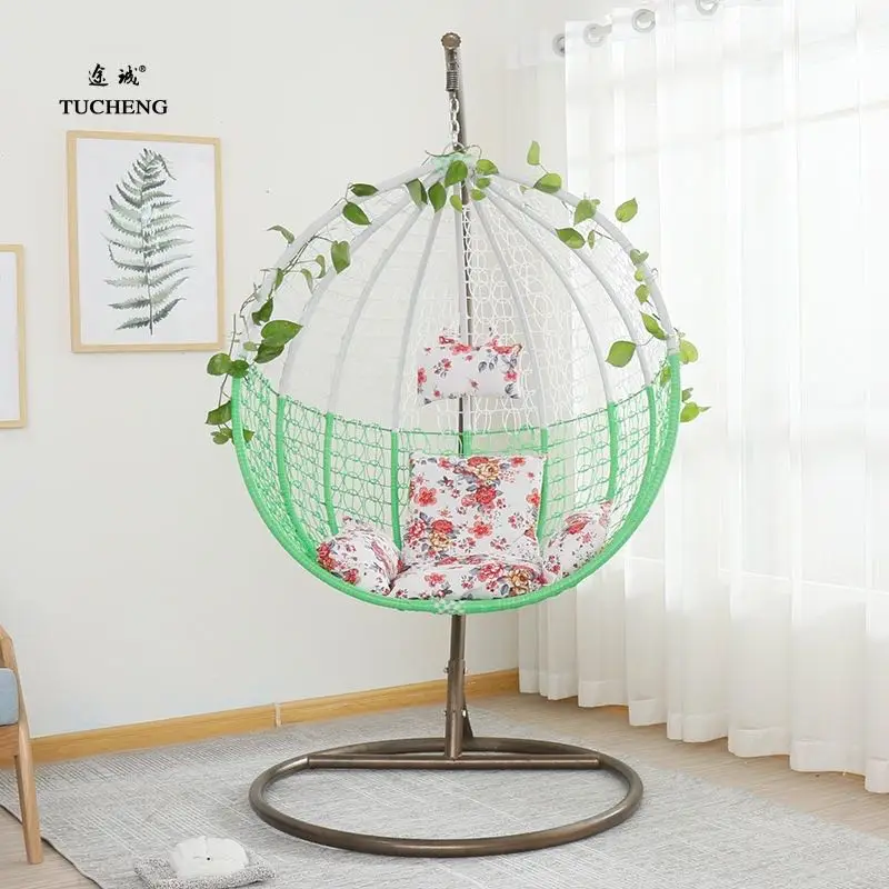 
outdoor rattan wicker double seat hanging egg swing chair with metal stand 
