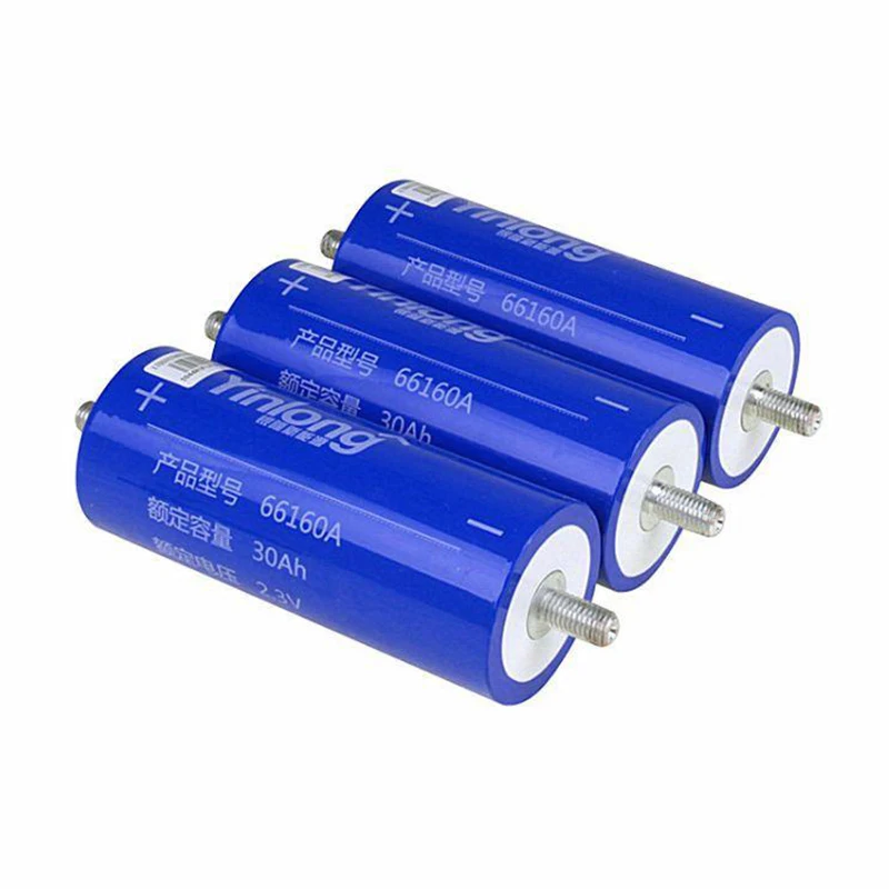 2022 Grade A Yinlong LTO Battery 66160 2.3V 30AH 35Ah 40Ah 45Ah Lithium Titanate Battery for Solar Battery Energy Storage