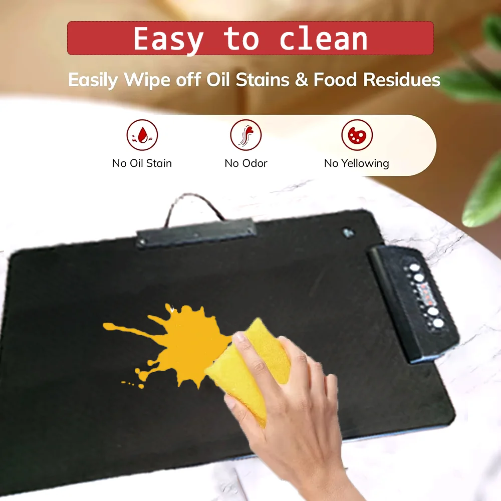 Food Heating Plate with Temperature Regulation for Restaurant Kitchen to Keep Preheated Food warmer tray