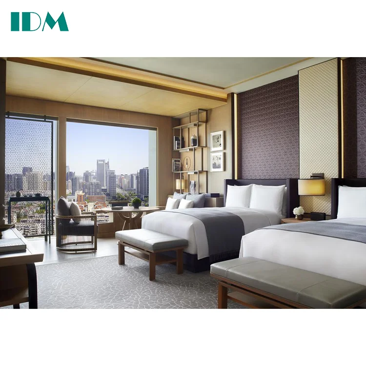 IDM-KY89 Ritz-Carlton Hotel Custom Made Commercial  Wholesale Room Hotel Bedroom Furniture Set