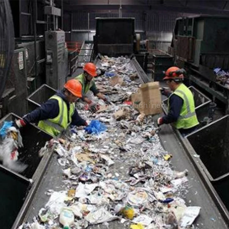 Waste sorting equipment line waste separator waste recycle and sorting machine