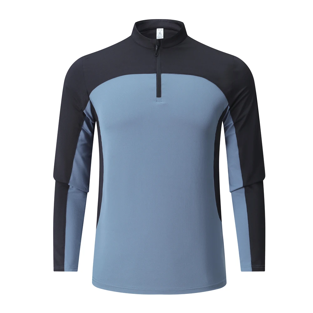 2024 new design Unisex quarter zip jacket mens 1/4 zip pullover custom logo fast drying 1/4 zip tracksuit