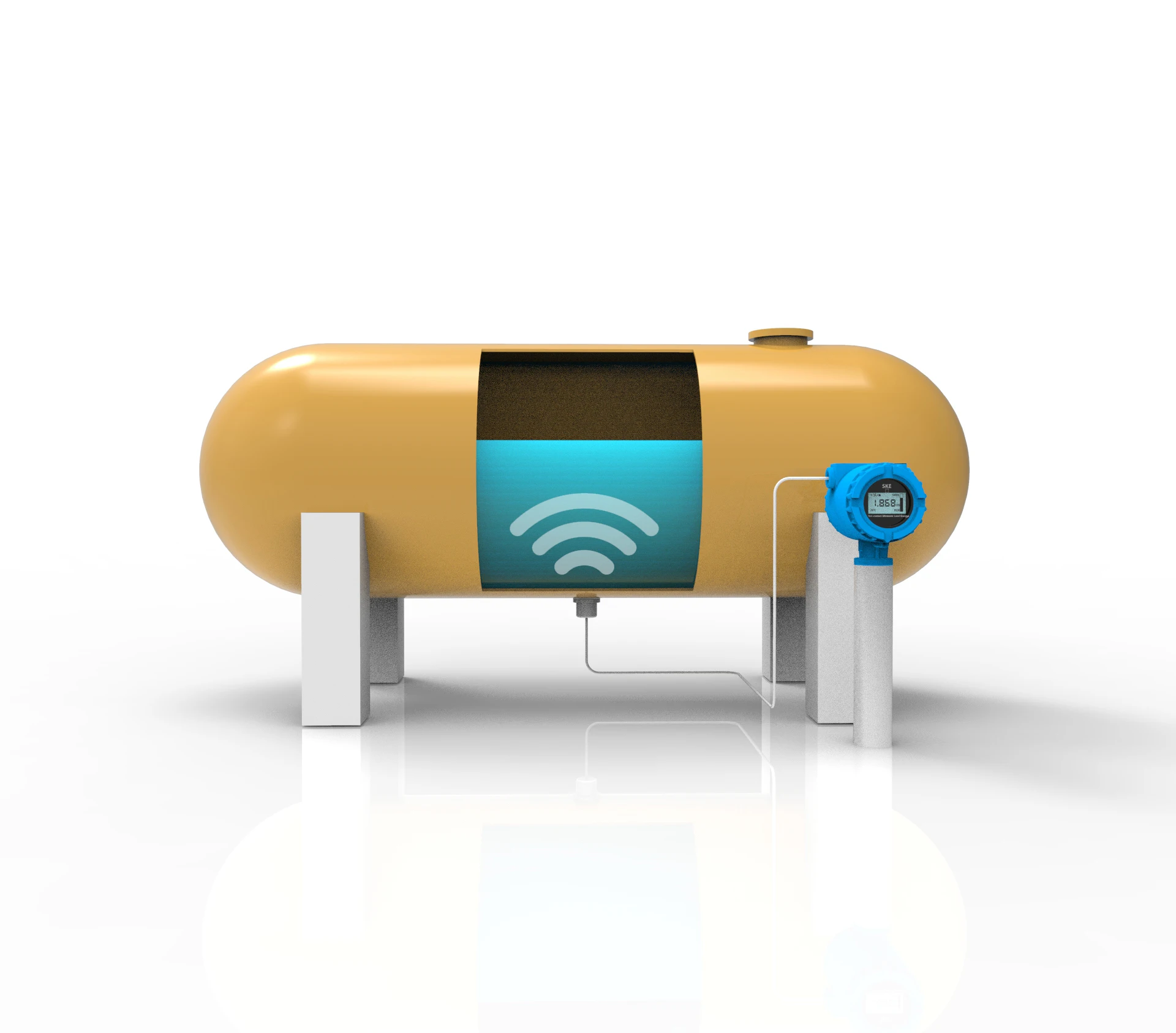 Suka Non Contact ultrasonic level gauge hot sale liquid level meter