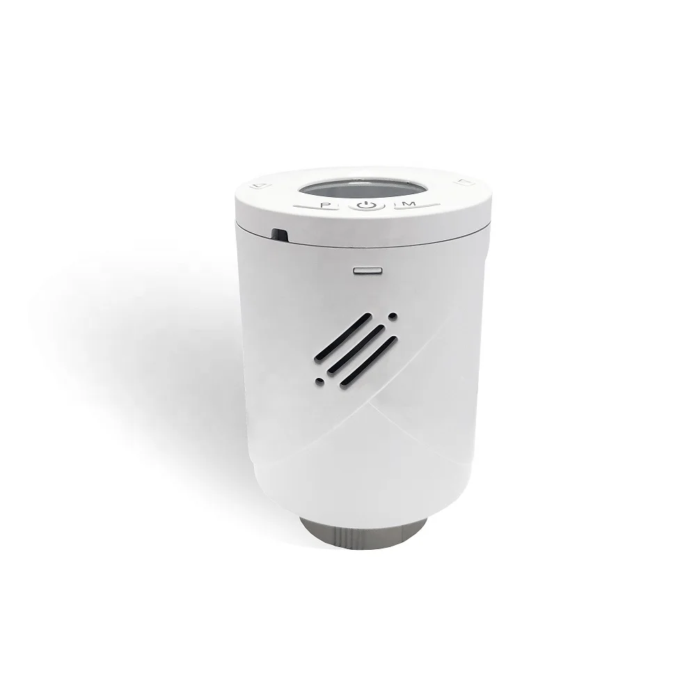 TRV ZigBee3.0 Smart Radiator Actuator Programmable Thermostatic Radiator Valve Temperature Controller Voice Control via Alexa