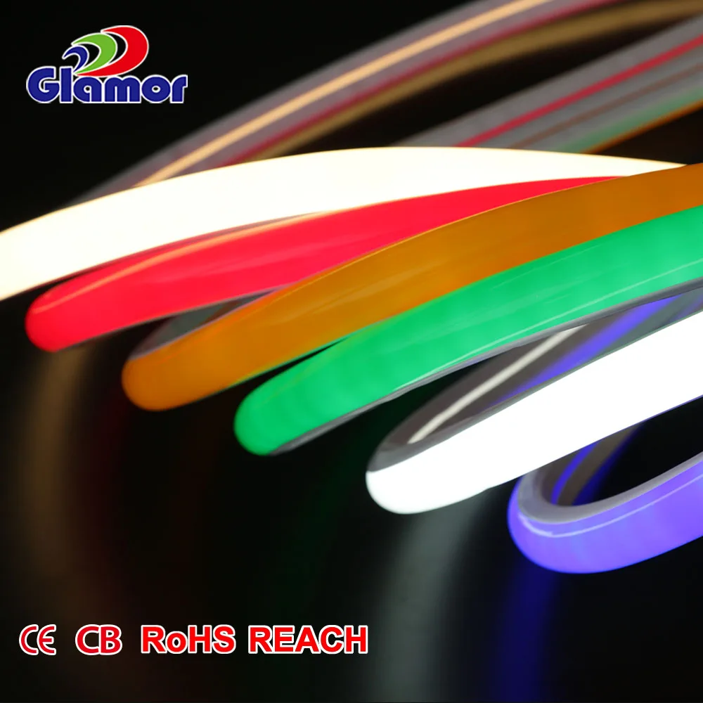 customize D shape led flex neon waterproof light sign, light up neon signs happy birthday, 2835 cuttable neon flex