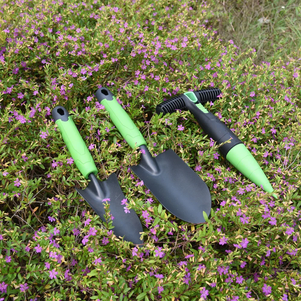 New Promotion Sale Mini Kids Green Trowel, Garden Steel Tools Small Multi-function Hand Tool Garden Weeding Shovel/