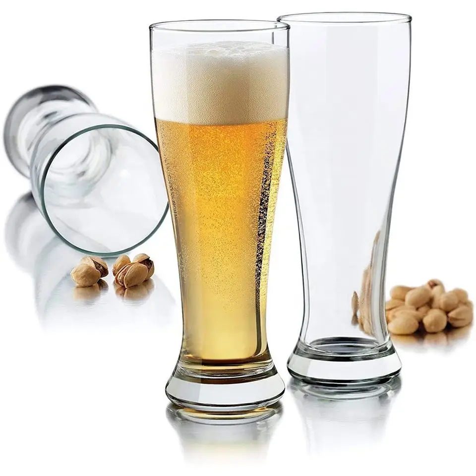 20oz Pilsner Beer Glasses, Unbreakable Beer Solid Glassware Beer Cup. Classic Beer Gifts, Mugs