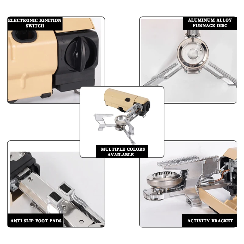 Popular in Europe and America portable butane carburization furnace stove gas burner with oven