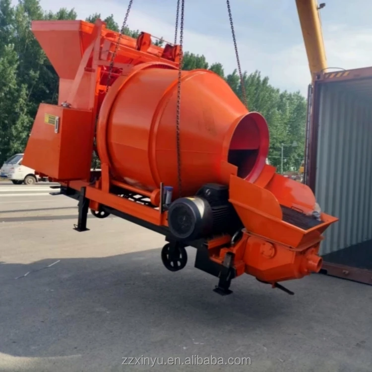 Hot sale 40m³ Concrete Mixing Pump JBS series diesel concrete machine  for road project small construction concrete mixer pump
